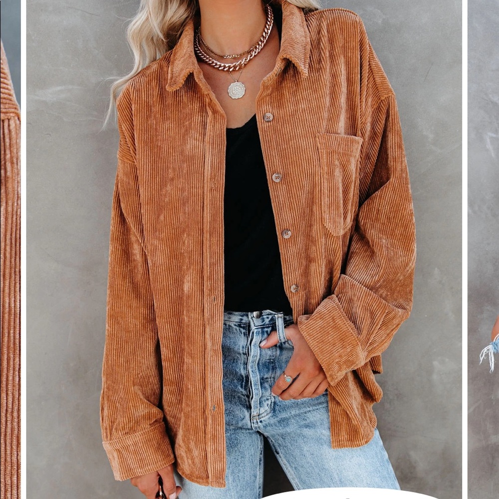Vici Kamryn Corduroy Button Down